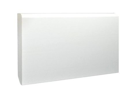 Zócalo blanco PVC