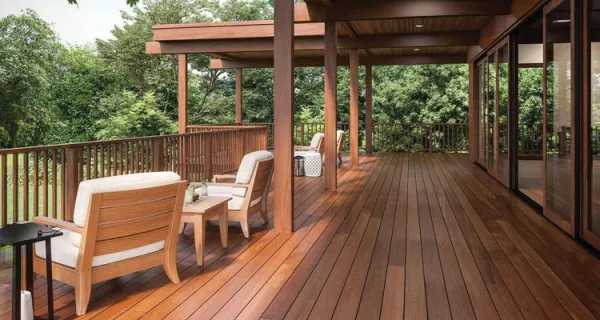 tarima exterior de madera