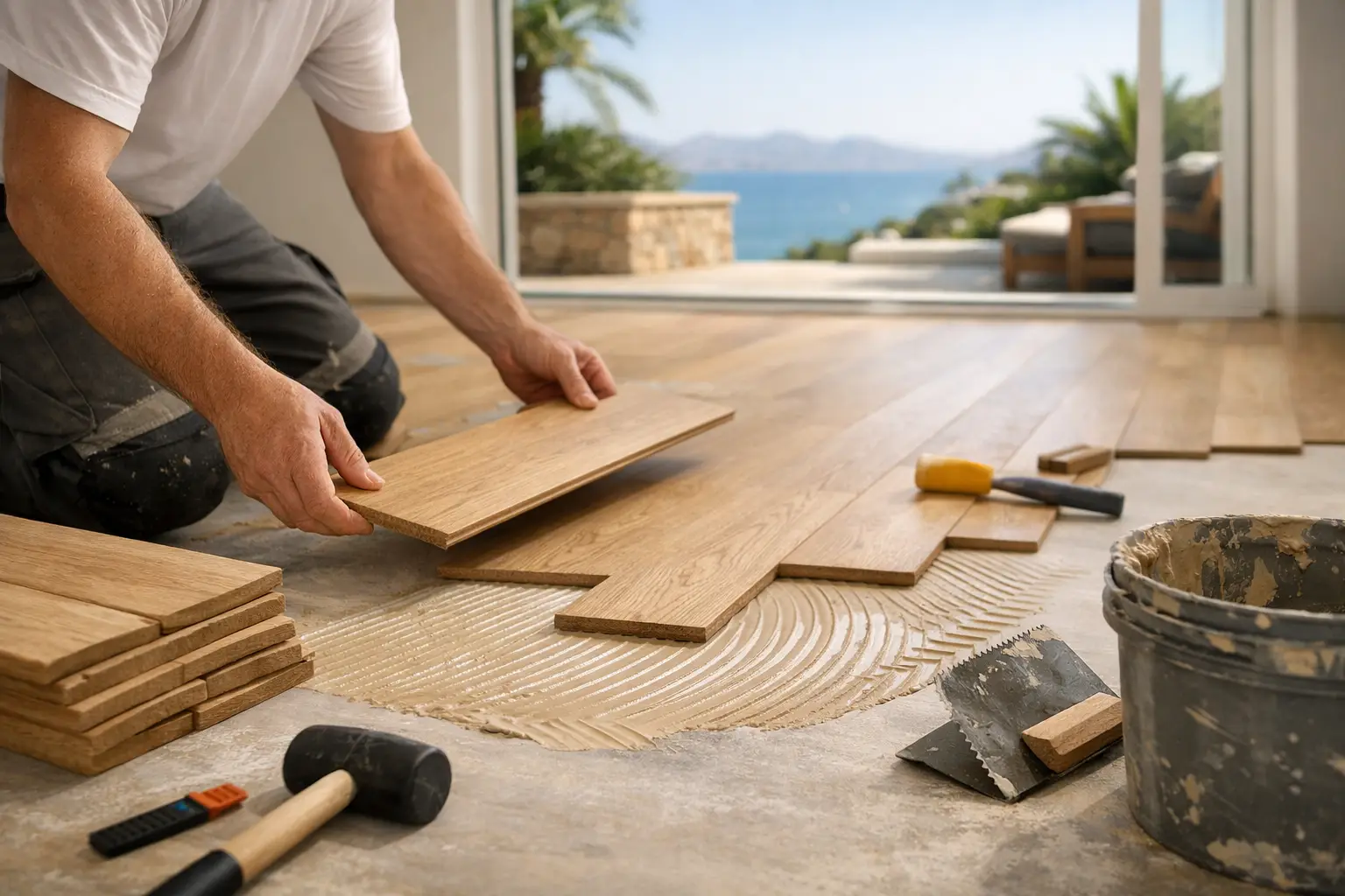 Instalación de parquet en Mallorca bien hecha