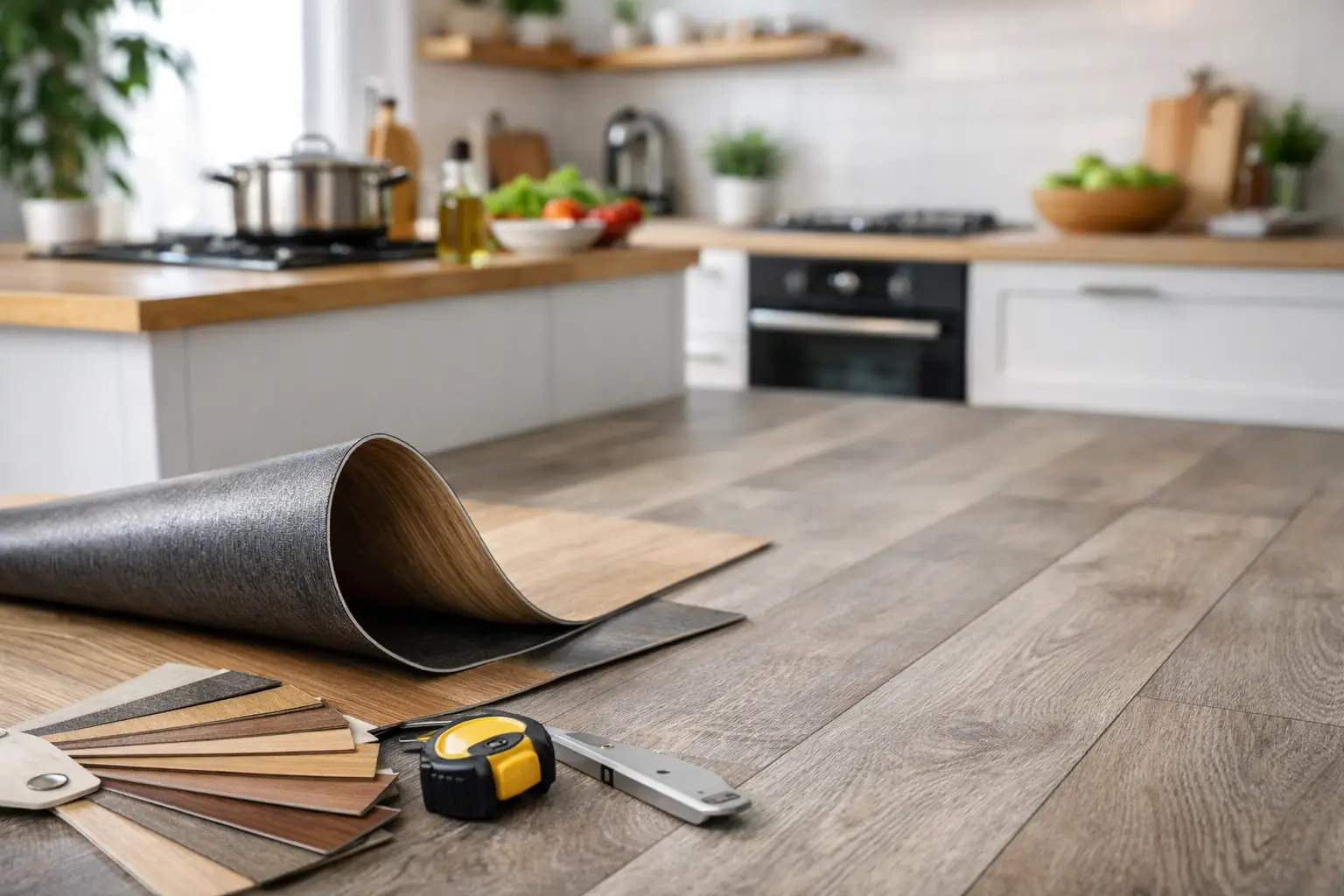Guía de suelo vinílico para cocina práctica